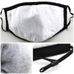 For Men Women Washable Replaceable Filter Breath-Valve PM2.5 Dustproof Face Mask