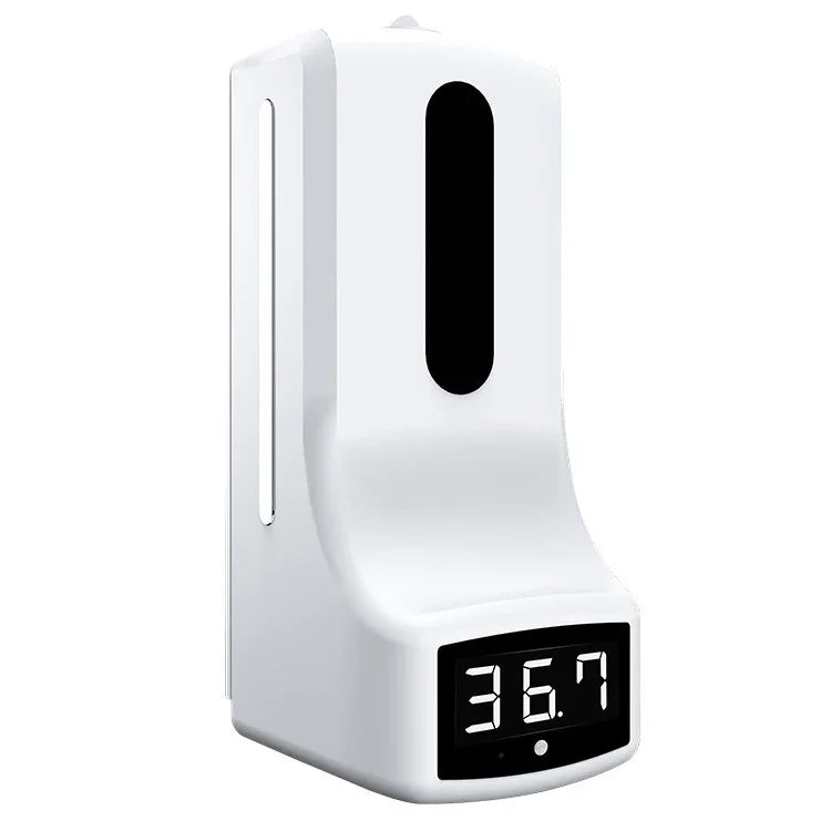 K9 Handsfree berührungsloses lichtempfindliches Distanzsensor-Thermometer + 1000 ml automatischer berührungsloser Flüssigseifenspender, K9