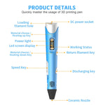 3D-Druckstift, UK-Stecker