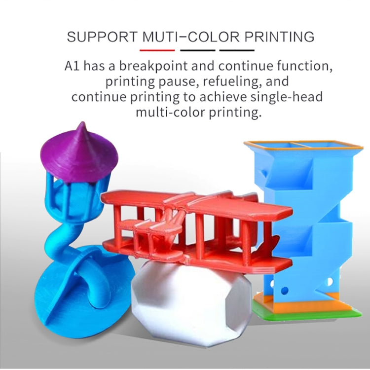 JGAURORA A1 Desktop Hochpräziser 3D-Drucker mit Metallplattenrahmen
