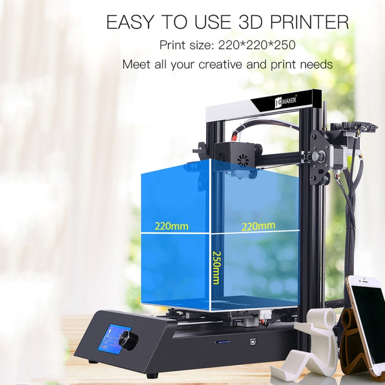 JGAURORA Magic 250W LCD Display Desktop 3D-Drucker mit Knopfsteuerung