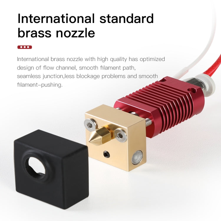 Creality 24V 40W Extruder-Düse Hot-End-Kit mit Temperatur-Thermistor & Heizelement für Ender-3 3D-Drucker