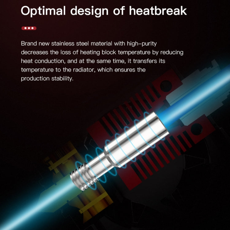 Creality 24V 40W Extruder-Düse Hot-End-Kit mit Temperatur-Thermistor & Heizelement für Ender-3 3D-Drucker