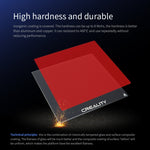Creality Carborundum Glasplatten-Plattform beheiztes Bett Bauoberfläche für Ender-3 3D-Drucker Ersatzteil