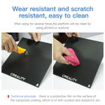 Creality Carborundum Glasplatten-Plattform beheiztes Bett Bauoberfläche für Ender-3 3D-Drucker Ersatzteil