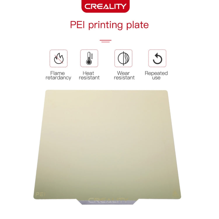 Creality PEI Druckplatte beidseitig PEI Federstahlblech mit magnetischer Basis für Ender-3 3D-Drucker Ersatzteil