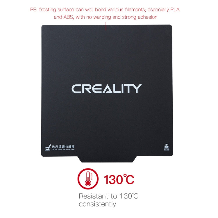 Creality PEI Druckplatte beidseitig PEI Federstahlblech mit magnetischer Basis für Ender-3 3D-Drucker Ersatzteil