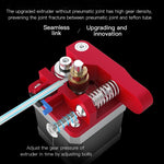 Creality Vollmetall Roter Block Bowden-Extruder-Kit für Ender-3 / Ender-3 Pro / Ender-3 V2 / CR-10 Pro V2 3D-Drucker