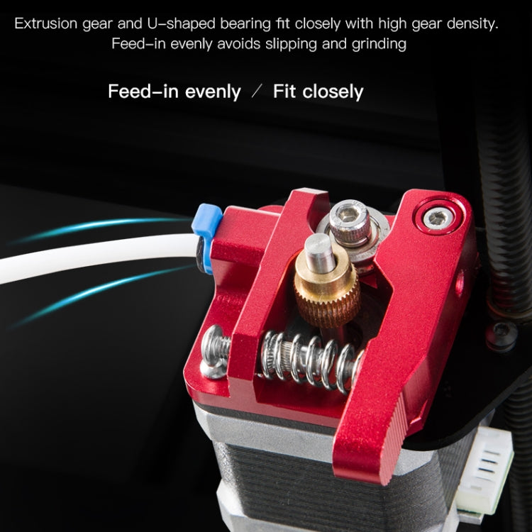 Creality Vollmetall Roter Block Bowden-Extruder-Kit für Ender-3 / Ender-3 Pro / Ender-3 V2 / CR-10 Pro V2 3D-Drucker