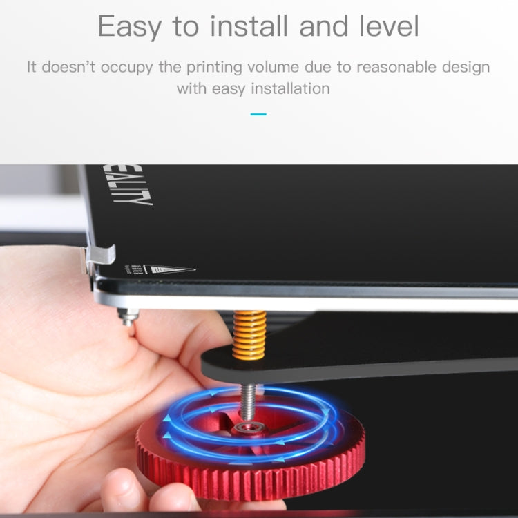 Creality Metall Rote Handverschraubte Nivelliermutter für Ender-3 / Ender-3 Pro / Ender-3 V2 / CR-10 Pro V2 3D-Drucker