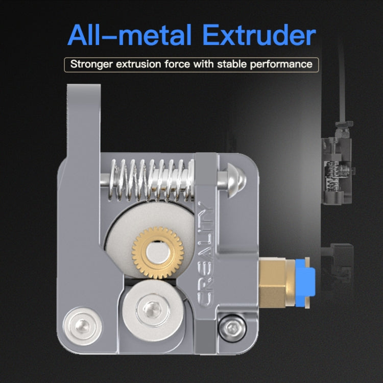 Creality All-Metal Silberner Block Bowden-Extruder-Kit für Ender-3 / Ender-3 Pro / Ender-3 V2 / CR-10 Pro V2 3D-Drucker