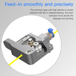 Creality All-Metal Silberner Block Bowden-Extruder-Kit für Ender-3 / Ender-3 Pro / Ender-3 V2 / CR-10 Pro V2 3D-Drucker