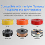 Creality All-Metal Silberner Block Bowden-Extruder-Kit für Ender-3 / Ender-3 Pro / Ender-3 V2 / CR-10 Pro V2 3D-Drucker
