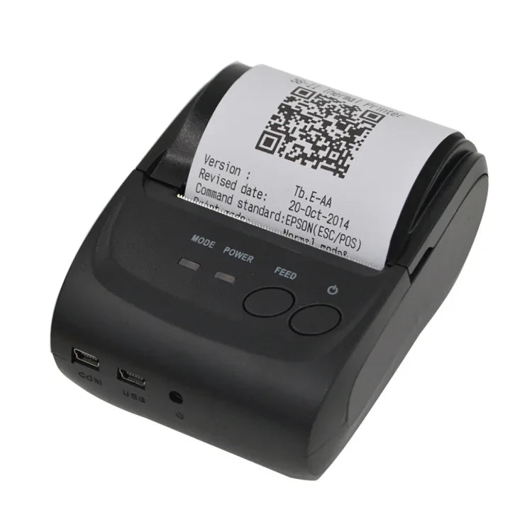 POS-5802 Thermodirekt-Belegdrucker mit Bluetooth (Schwarz), POS-5802