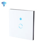 Sonoff Touch 86mm 1-fach gehärtetes Glas-Panel Wandschalter Smart Home Licht-Touch-Schalter, kompatibel mit Alexa und Google Home, AC 90V-250V 400W 2A, 86mm
