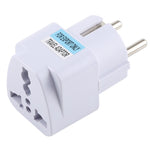 Tragbarer universeller UK-Stecker zu EU-Stecker Stromadapter Reise-Ladegerät mit Sicherung