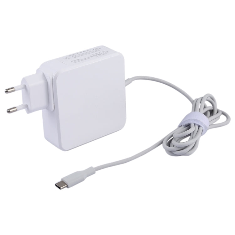 87W USB-C / Type-C Netzteil tragbares Ladegerät mit 1,8m Ladekabel, EU-Stecker