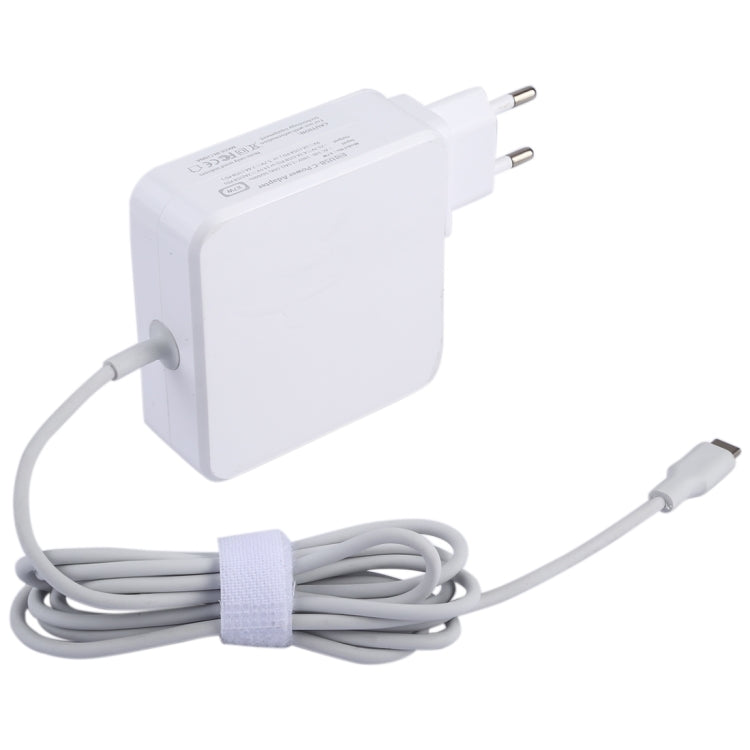 87W USB-C / Type-C Netzteil tragbares Ladegerät mit 1,8m Ladekabel, EU-Stecker