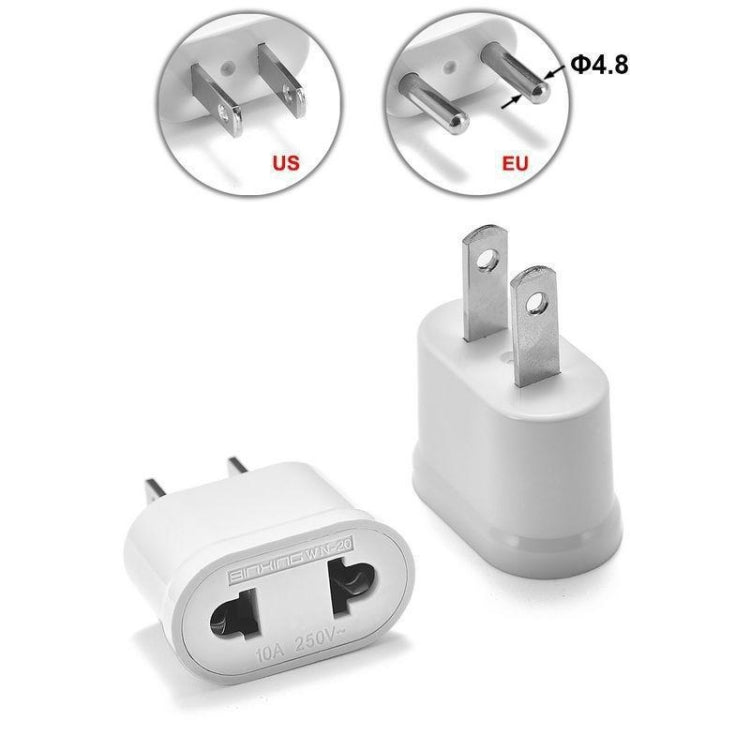 US- & EU-zu-US-Stecker AC Wand Universal Reise-Stromsteckdosenadapter, AC 250V