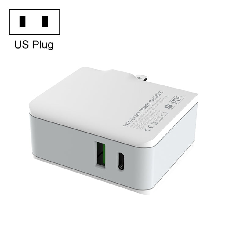 LDNIO A4403C 30W PD + Auto-ID faltbares Schnellreise-Ladegerät mit 1m 8-Pin-Kabel, AU-Stecker, mit 8-Pin-Kabel, 30W mit 8-Pin-Kabel