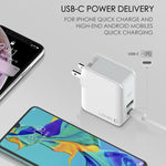 LDNIO A4403C 30W PD + Auto-ID faltbares Schnellreise-Ladegerät mit 1m 8-Pin-Kabel, AU-Stecker, mit 8-Pin-Kabel, 30W mit 8-Pin-Kabel