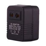 220V zu 110V 50W AC Stromsteckdosenadapter, EU/US-Stecker zu US-Stecker, 220V zu 110V 50W