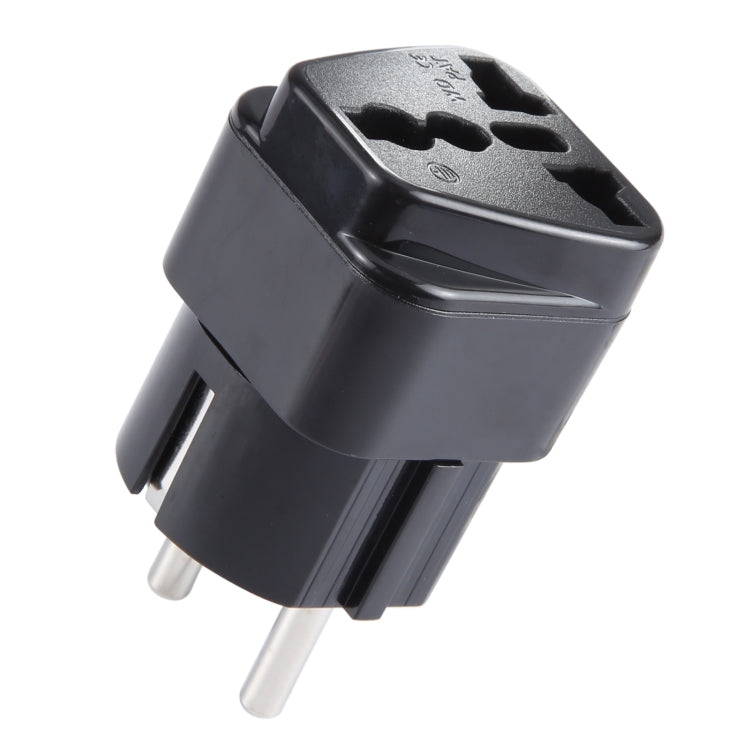 Tragbarer Universal UK-Stecker zu EU-Stecker Stromsteckdosen-Reiseadapter mit Sicherung, UK zu EU