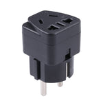 Tragbarer universeller Fünf-Loch WK-zu-EU-Stecker Netzadapter, WK zu EU, WK zu UK