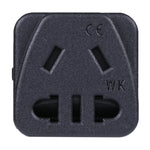 Tragbarer universeller Fünf-Loch WK-zu-EU-Stecker Netzadapter, WK zu EU, WK zu UK
