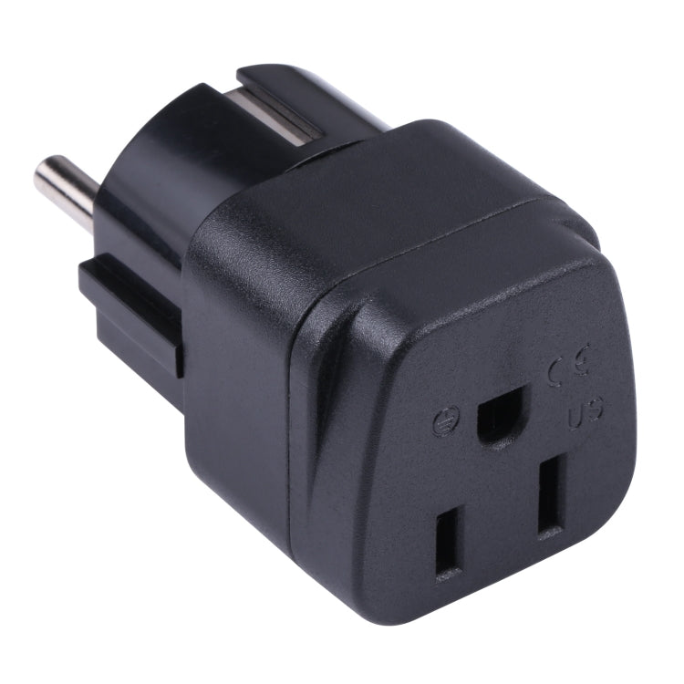 Tragbarer Drei-Loch US-zu-UK-Stecker Netzadapter, US zu EU, US zu UK
