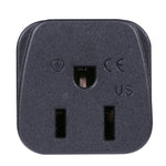 Tragbarer Drei-Loch US-zu-UK-Stecker Netzadapter, US zu EU, US zu UK