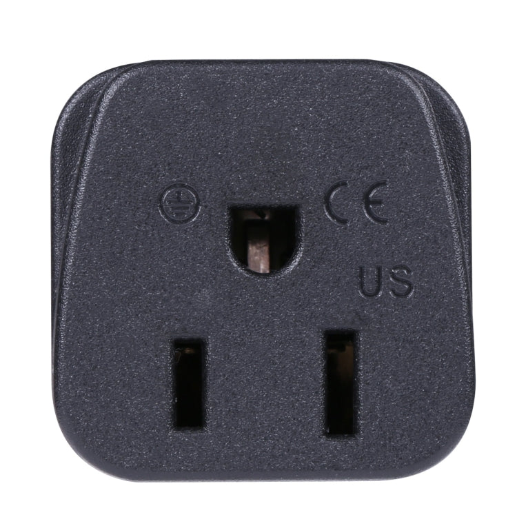 Tragbarer Drei-Loch US-zu-UK-Stecker Netzadapter, US zu EU, US zu UK