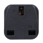Tragbarer UK-zu-US & Mexiko Drei-Pol-Stecker Netzadapter, UK zu US