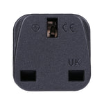 Tragbarer UK zu EU Steckdosen-Netzadapter, UK zu EU 10A