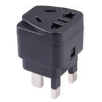 Tragbarer universeller Fünf-Loch WK-zu-UK-Steckdosenadapter mit Sicherung, WK zu UK mit Sicherung