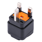 Tragbarer universeller Fünf-Loch WK-zu-UK-Steckdosenadapter mit Sicherung, WK zu UK mit Sicherung