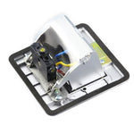 Versenkbare Pop-up-Computer-Bodensteckdose aus Aluminiumlegierung mit Deckel-Unterputzdose, US-Stecker
