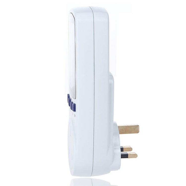 AC 230-250V 50Hz Max 13A LCD-Anzeige Energiemessgerät Watt Volt Spannung Leistungsanalysator Automatischer Stromverbrauchsmonitor Analysator Leistung, UK-Stecker, AC 230-250V UK-Stecker