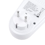 AC 230V 50Hz Max 16A LCD-Anzeige Energiemessgerät Watt Volt Spannung Leistungsanalysator Automatischer Stromverbrauchsmonitor Analysator Leistung, EU-Stecker, AC 230V EU-Stecker