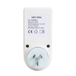 AC 240V Smart Home Steckdose mit LCD-Anzeige Uhr Sommerzeitfunktion 12/24 Stunden umschaltbare Zeitschaltuhr Steckdose, AU-Stecker, AC 240V AU-Stecker