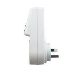AC 240V Smart Home Steckdose mit LCD-Anzeige Uhr Sommerzeitfunktion 12/24 Stunden umschaltbare Zeitschaltuhr Steckdose, AU-Stecker, AC 240V AU-Stecker