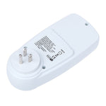 AC 120V 60Hz Max 15A LCD-Anzeige Strommessgerät Energie Watt Ampere Volt Stromverbrauchsmonitor Analysator, US-Stecker, AC 120V US-Stecker