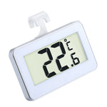 Mini-Kühlschrankthermometer, digitales LCD-Display, Gefriertemperaturmesser mit Haken, Kühlschrankthermometer