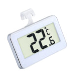 Mini-Kühlschrankthermometer, digitales LCD-Display, Gefriertemperaturmesser mit Haken, Kühlschrankthermometer
