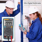 ZT98 CAT III 600V tragbares digitales Multimeter 2000 Zählungen Hintergrundbeleuchtung AC / DC Strom Spannungsprüfer mit LCD-Bildschirm & Halter, ZT98