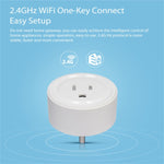 NEO NAS-WR06W WiFi US Smart Steckdose, mit Fernsteuerung Gerät Ein/Aus per App & Zeitfunktion, NAS-WR06W