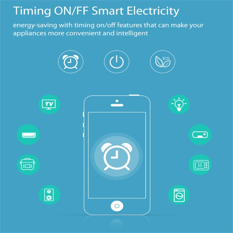 NEO NAS-WR06W WiFi US Smart Steckdose, mit Fernsteuerung Gerät Ein/Aus per App & Zeitfunktion, NAS-WR06W