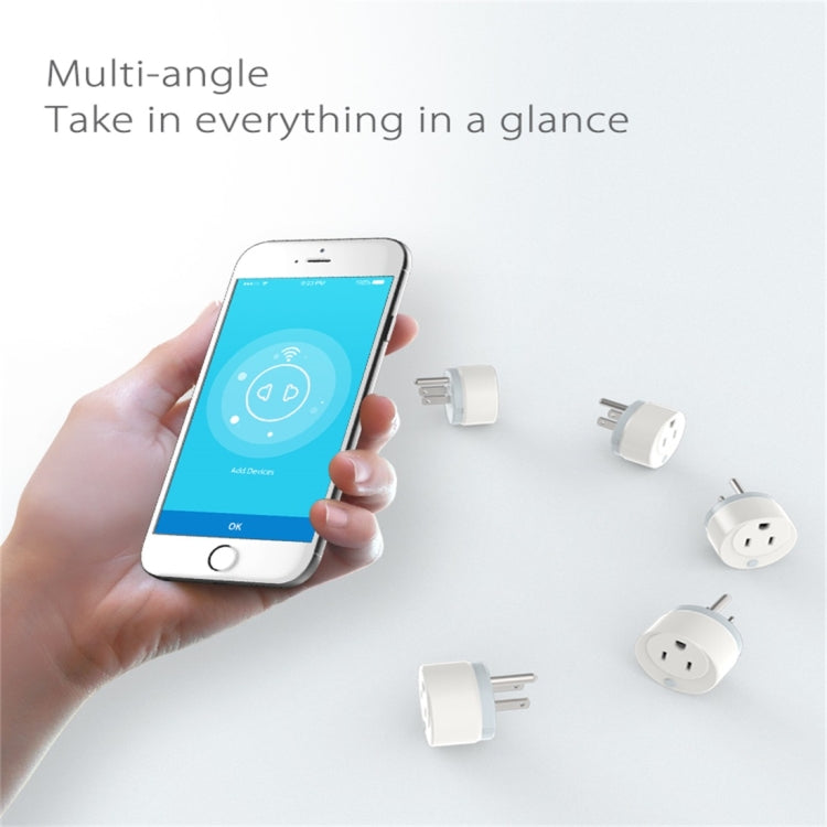 NEO NAS-WR06W WiFi US Smart Steckdose, mit Fernsteuerung Gerät Ein/Aus per App & Zeitfunktion, NAS-WR06W