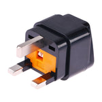 Tragbarer Universalsteckdosen-zu-UK-Stecker Stromadapter Reise-Ladegerät mit Sicherung, UK-Stecker (mit Sicherung)