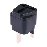 Tragbarer Universalsteckdosen-zu-UK-Stecker Stromadapter Reise-Ladegerät mit Sicherung, UK-Stecker (mit Sicherung)